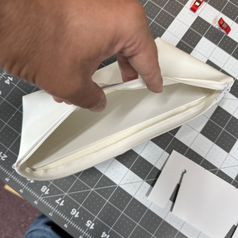Backing plate super-glued inside.
