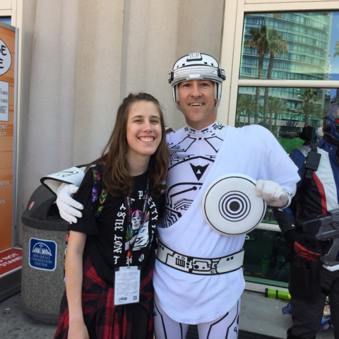 Maddy and me at SDCC 2017!