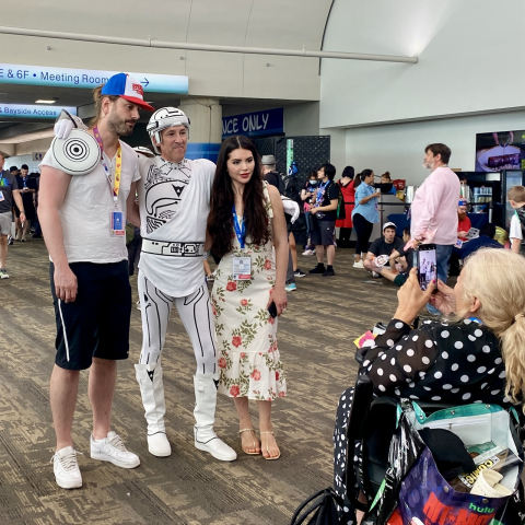 TRON fans at Sails Pavilion