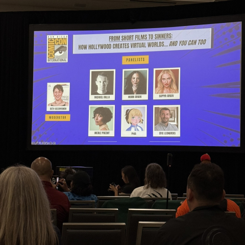 Virtual film production panel was very inspiring!