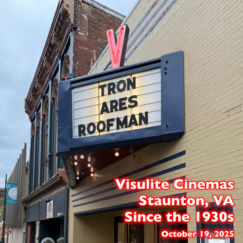 Our 3rd viewing of TRON: Ares! Visulite Cinemas