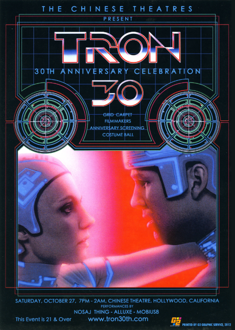 TRON 30th Anniversary Poster #1