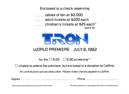 TRON Premier Invitation